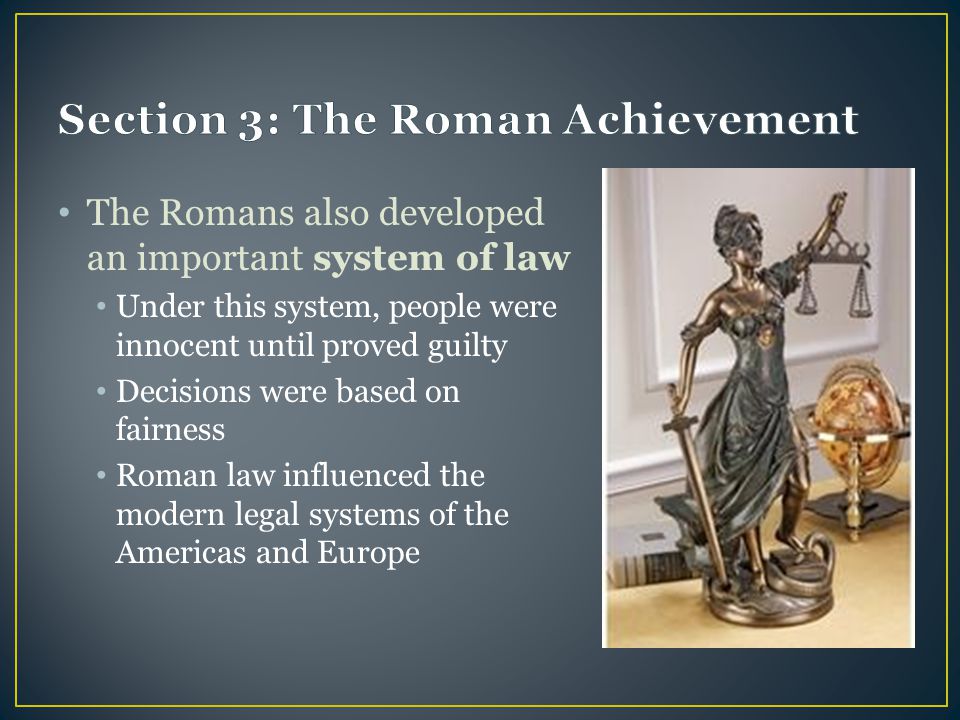 The impact of ancient laws